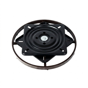 Hesheng 24" Rotating <strong>Sofa</strong> Tube Frame Base Optional 8/10/12" Turntable American Style Bedroom/Dining/Living Room Bar Swivel Chair - Product Image 3