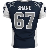 Camiseta de Fútbol Americano Sublimada, Resistente y de Secado Rápido - Uniformes de Fútbol Americano 100% Poliéster