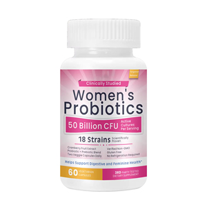 VitaHall 50 Mil Millones de UFC, <span class=keywords><strong>14</strong></span> Cepas de Probióticos + Prebióticos, 120 Cápsulas, Suplemento Alimenticio para la Salud Digestiva de Adultos - Product Image 1
