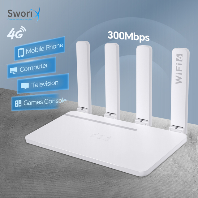 4G Lte Internet Router With Sim Slot Portable Lte 4G Mobile Router Openwrt 300Mbps Wireless N 4G Lte Router With Sim Card
