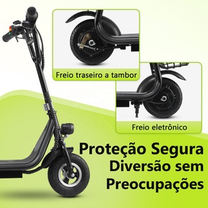 Trottinette Électrique Enfant Jl005 (Entrepôt Brésil) 350W 18KM/H Autonomie 10KM Charge 80KG Modèle Jeunesse avec Siège Pneus Pleins 8 Pouces - Product Image 3