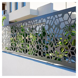 גדר גינה רב תכליתית מעוצבת בסגנון אר דקו, מאלומיניום חרוט בהתאמה אישית של ג'ינהיי, לקיר המסדרון - Product Image 3