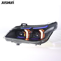 JUSHUN pour BMW Série 5 E60 Phares LED 2003-2010 Yeux de serpent DRL Accessoires de voiture Nouveau design Accessoires de voiture