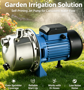 <span class=keywords><strong>Pompe</strong></span> à jet électrique monophasée auto-amorçante en acier inoxydable à forte aspiration pour l'irrigation des jardins à eau claire, faible bruit, 0,75 CV - Product Image 3