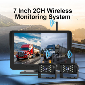 ระบบกล้องมองหลังไร้สายสำหรับรถบรรทุก จอภาพ 7 นิ้ว 2Ch กันน้ำ รุ่น Wireless-7-New- - Product Image 2