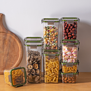 Hot Bán Rõ Ràng Nhựa Lưu Trữ Chai Lọ Thực Phẩm - Product Image 6