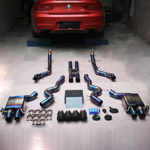 Silenciador Valvetronic Personalizado de Fábrica OEM, Sistema de Escape Catback para <span class=keywords><strong>BMW</strong></span> M6 E63 <span class=keywords><strong>V10</strong></span> 5.0L 2006--Tubo de Escape de Titanio - Product Image 2
