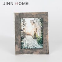Jinn Home 4x6 5x7 6x8 Cadre photo entier en bois créatif Cadre de décoration d'image à bordure large Support de table