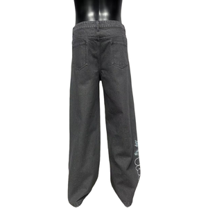 Jeans en denim vintage pour homme, plusieurs couleurs foncées et claires, effet délavé, taille plus, imperméable, gris - Product Image 6