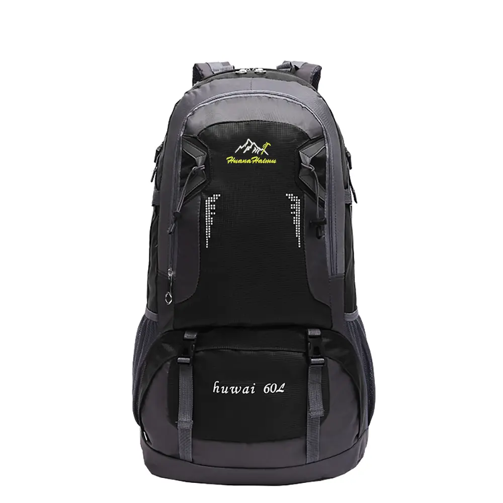 Custom Logo Climbing Travel Rucksack Sports Camping Hiking Backpack School Bag Pack For Male Men's Outdoor Backpack