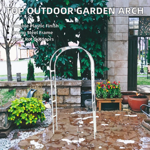 Arche <span class=keywords><strong>de</strong></span> jardin en plastique anti-pourriture la plus vendue pour plantes grimpantes, treillis <span class=keywords><strong>de</strong></span> jardin naturel - Product Image 2