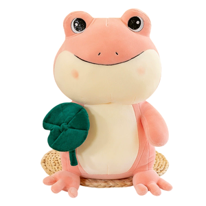 Roba rana giocattoli <span class=keywords><strong>rosa</strong></span> peluche decorazione per la casa giocattoli per bambini rana bambola - Product Image 2