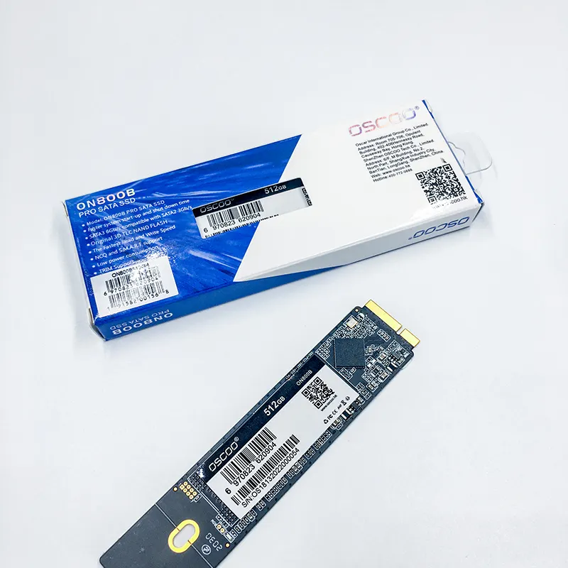 OSCOO SATA SSD สําหรับ Mac Air Pro ในปี 2012 3D TLC ชิปเซ็ต 256GB 512GB 1TB ความเร็วสูง 550MB/s ประสิทธิภาพที่ยอดเยี่ยมฮาร์ดไดรฟ์ SSD