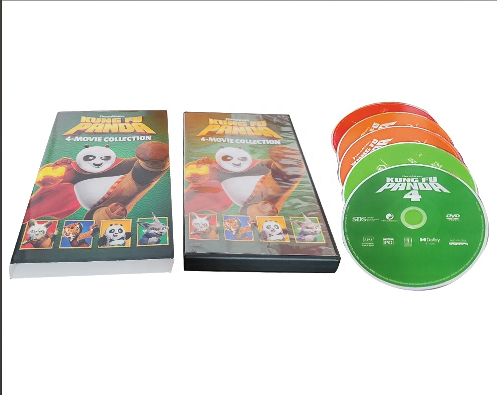 KUNG FU PANDA 4-MOVIE COLLECTION - Complete DVD Box Set