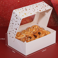 Boîte à biscuits personnalisable, boîte à biscuits en carton, personnalisation du logo, boîte d'emballage pour aliments, emballage de biscuits