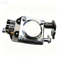 Carburateur de tronçonneuse pour 45cc 52cc 58cc 4500 5200 5800, tronçonneuse thermique 2 temps, diaphragme en alliage d'aluminium, pièce de rechange pour jardinage