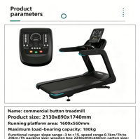 Caminadora Eléctrica de Alta Resistencia para Gimnasio/Hogar, Capacidad de 100 kg, Pantalla LED, Motor Silencioso, Amortiguación de Impactos y Ajuste Inteligente de Velocidad