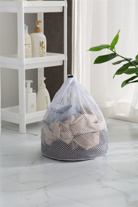 Andeya Túi Lưới Dây 30*40Cm + 24Cm Hàng OEM Bolsas De Viaje Para Ropa Chất Lượng Cao Túi Giặt Lưới Lớn - Product Image 4