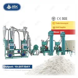 Fast Delivery Complete Set Of Cracker Millet Wheat Flour Mill For Flour Grinding