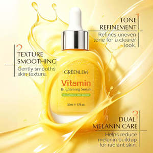 เซรั่มวิตามินบำรุงผิวหน้า GREENLEM สูตรวีแกน ช่วยปรับผิวกระจ่างใส พร้อมไฮยาลูรอนิค แอซิด และกระชับรูขุมขน ขนาด 30 มล. รับผลิตแบรนด์ส่วนตัว - Product Image 4