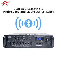 Amplificateur à domicile 51 ampères Tube haut-parleur amplificateur électrique 6 canaux 5 2 égaliseur Hifi A 298 Av récepteur puissance professionnelle