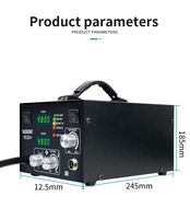 Station de Retravail Numérique 2-en-1 à Air Chaud 600W, Fer à Souder Anti-Statique pour Réparation de Téléphones Portables, PCB, IC, BGA, Outils de Dessoudage SMD