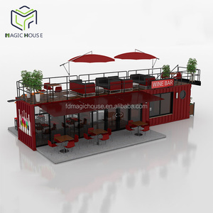 Casa Prefabricada Mágica, Casa Modular de 20 pies y 40 pies, Contenedor de <span class=keywords><strong>Comida</strong></span> Rápida para Restaurante o Bar en Venta - Product Image 4
