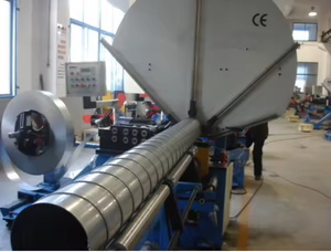 Vendita calda macchina per la produzione di canotti HVAC nuovo acciaio a spirale per la produzione di componenti per attrezzature per utensili motore - Product Image 2