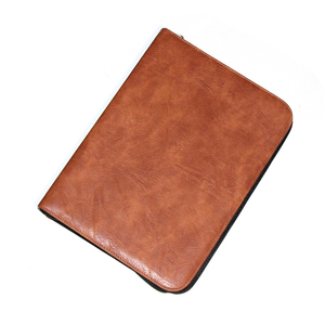 Da Chính Hãng Danh Mục Đầu Tư Chuyên Nghiệp Dây Kéo <span class=keywords><strong>Padfolio</strong></span>, Multi-Túi Thư Mục Với Máy Tính Xách Tay Tay Áo, Điện Thoại Di Động Và Chủ Sở Hữu Thẻ - Product Image 3