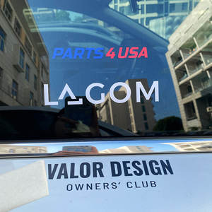 Pegatinas de ventana de coche de alta calidad, resistente a la intemperie, para uso en exteriores, <span class=keywords><strong>UV</strong></span> vinilo resistente a los rayos, transferencia de logotipo personalizado, pegatinas para coche - Product Image 5