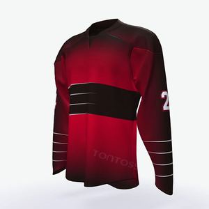 100% poliéster oem venta al por mayor de encargo jersey de hockey sobre hielo - Product Image 3
