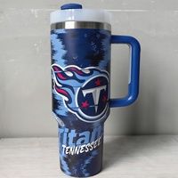 Mug de voyage isotherme en acier inoxydable à double paroi de 40 oz avec poignée, personnalisable avec logo, pour l'aventure – Expédié depuis l'entrepôt américain