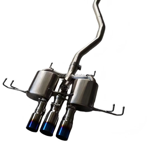 Para <span class=keywords><strong>Honda</strong></span> Civic Type-<span class=keywords><strong>R</strong></span> Fl5 2,0 T Ss304 Válvula de silenciador Catback Centro Sistema de escape de <span class=keywords><strong>triple</strong></span> salida - Product Image 1