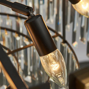 <strong>UK</strong> Popular House Use K9 Crystal Decorative <strong>Chandelier</strong> Round New Led Ceiling Lamp Modern for Living Room - Product Image 2