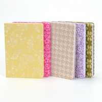Carnet à couverture rigide d'inspiration vintage en tissu de lin naturel avec 80 feuilles de papier épais pour l'écriture – Commande en gros