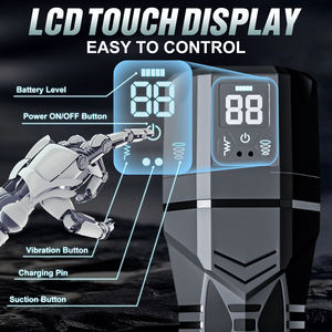 2.23lb marrone con 5 velocità di succhiamento e 9 velocità vibrazione tasca figa adatto per l'orgasmo maschile masturbazione giocattoli del sesso aereo tazza - Product Image 5