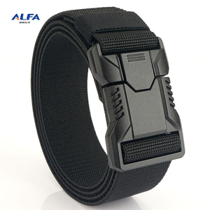 Cintura elastica ALFA, cintura da trekking tattica 1.5 "cintura da lavoro in Nylon con fibbia a rilascio rapido resistente - Product Image 1