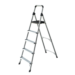 Échelle pliante en aluminium moderne à 3 marches, échelle de sécurité domestique portable et large pour la cuisine, le garage et l'intérieur - Product Image 5