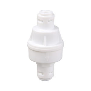 Vanne de régulation de pression pour purificateur d'eau, vanne de réduction de pression pour purificateur d'eau, raccord rapide à 2 points, tuyau PE, passage direct - Product Image 3