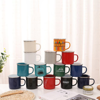 Produit en gros tasse à café personnalisée 12oz Sublimation blanche ronde pleine tasse unie tasse personnalisée pour boire