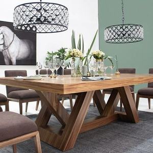 Moredesign זול מפעל מחיר ריהוט עץ מטבח קצה חי עץ אגוז לוח מסעדה שולחן - Product Image 3