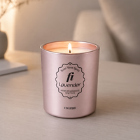 Vente en gros de bougies parfumées de 7 oz, OEM, logo personnalisé, bougie parfumée en cire de soja avec boîte cadeau