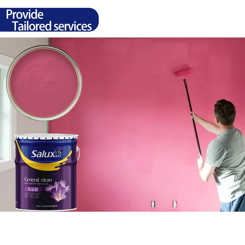 Pintura Para Pared Interior Color Fucsia Home Decor Paint Acid Proof Construction Coating Wall Paint For House