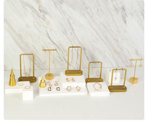 JINSKY Vente en gros Organisateur de bijoux en métal Porte-boucles d'oreilles Présentoir à bijoux - Product Image 2