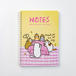 <span class=keywords><strong>Carnet</strong></span> à spirales A5 à couverture souple, motif d'animaux mignons, <span class=keywords><strong>carnet</strong></span> de notes, journal, fabrication de carnets personnalisés - Product Image 4