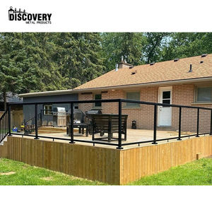 รั้ว<span class=keywords><strong>กระจก</strong></span>ไร้กรอบหรูหราสำหรับตกแต่งภายนอก - Product Image 5