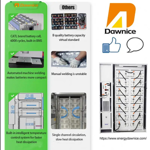 Système de stockage d'énergie solaire haute capacité 92kwh 30kw kit de système d'alimentation solaire complet batterie au lithium pour le stockage d'énergie - Product Image 5