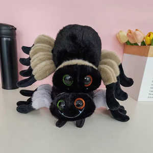 Muñeco de Peluche de Araña, Accesorio de Broma, Decoración para Sala de Estar, Juguete de Peluche para Bromas, Regalo Navideño - Product Image 5