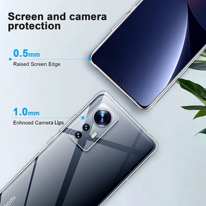 <span class=keywords><strong>Coque</strong></span> de téléphone souple en Silicone transparent de luxe pour <span class=keywords><strong>Xiaomi</strong></span> Mi 11 12 Lite 12S 11i <span class=keywords><strong>11T</strong></span> Pro <span class=keywords><strong>coque</strong></span> arrière <span class=keywords><strong>transparente</strong></span> ultra mince TPU Caso - Product Image 4