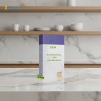 Fabricant de bandes buccales dissolvables pour le sommeil avec 5 mg de mélatonine, racine de valériane, L-théanine et vitamine B6, film buccal dissolvable OEM